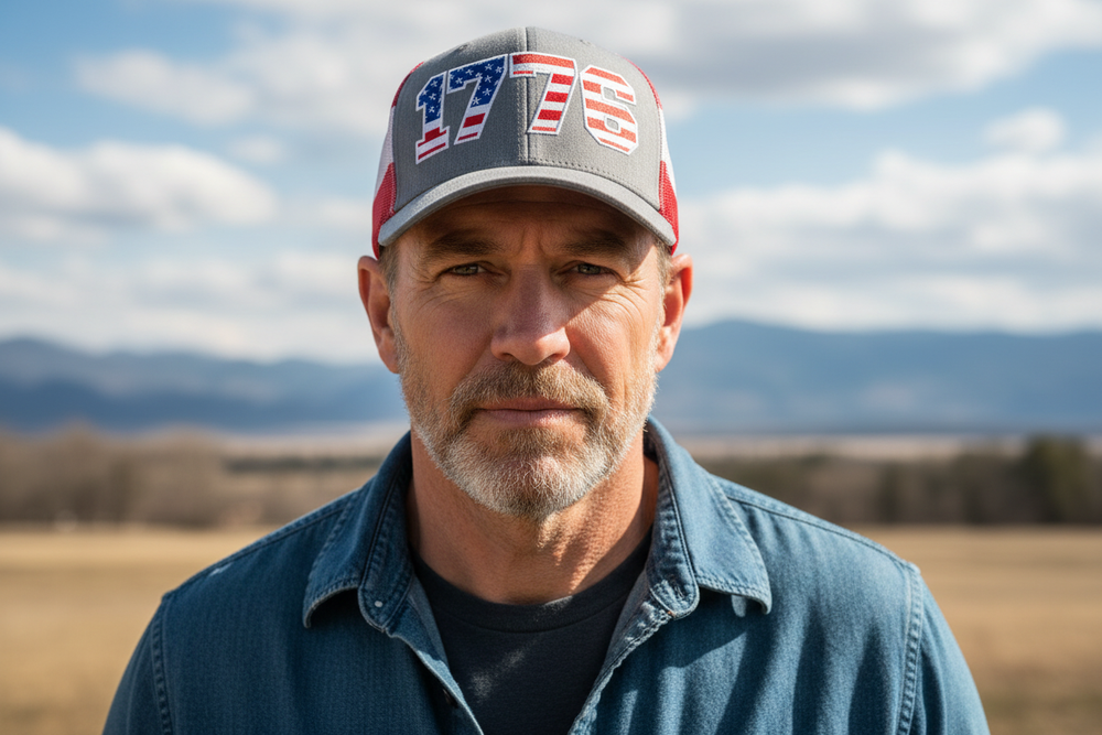 1776 250th Anniversary Hat - Front View