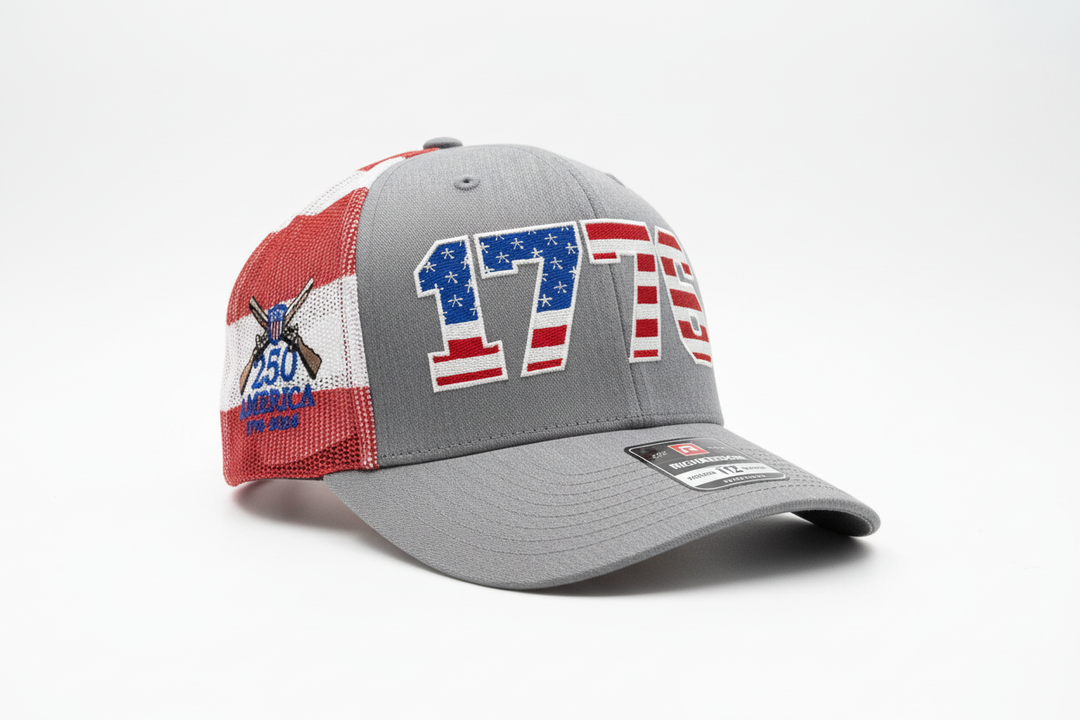 250 America hat - LEFT side with 1776 patch