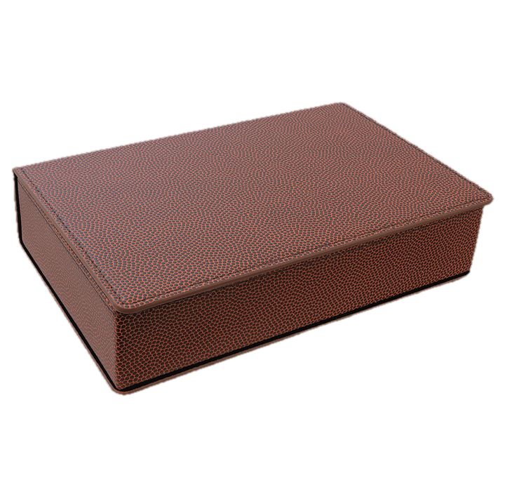 6 oz. Laserable Leatherette Flask Gift Set