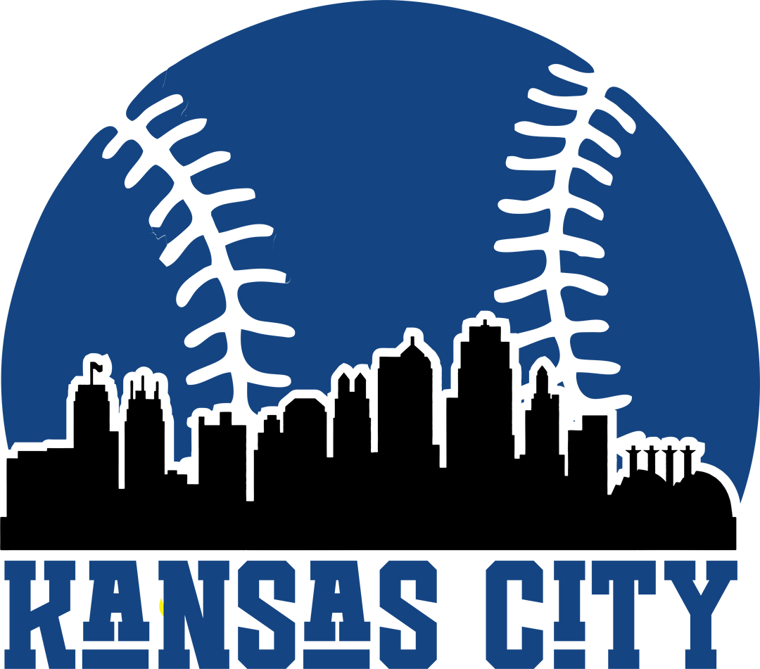 Kansas City Baseball Skyline Die-Cut Sticker – KC Royals Fan Vinyl Decal