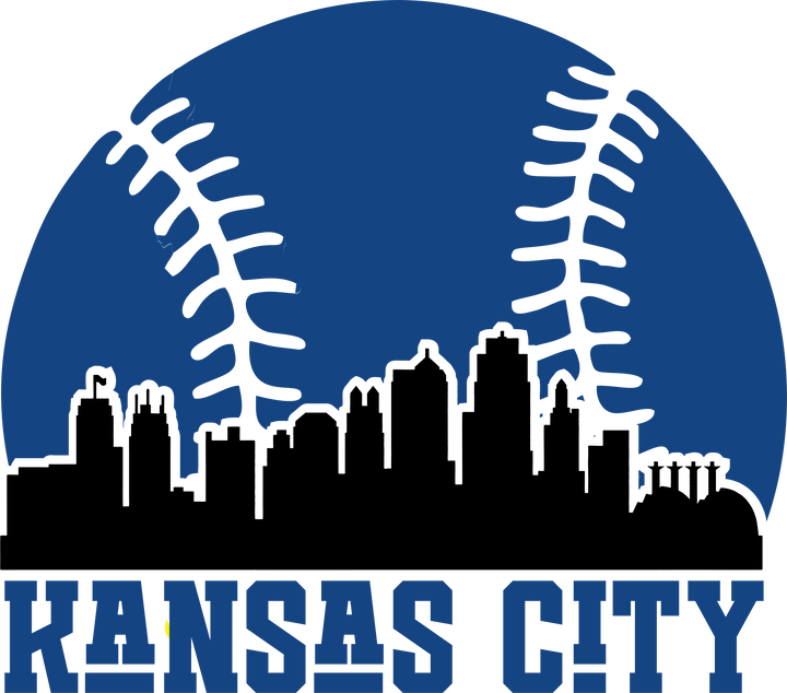 Kansas City Baseball Skyline Die-Cut Sticker – KC Royals Fan Vinyl Decal
