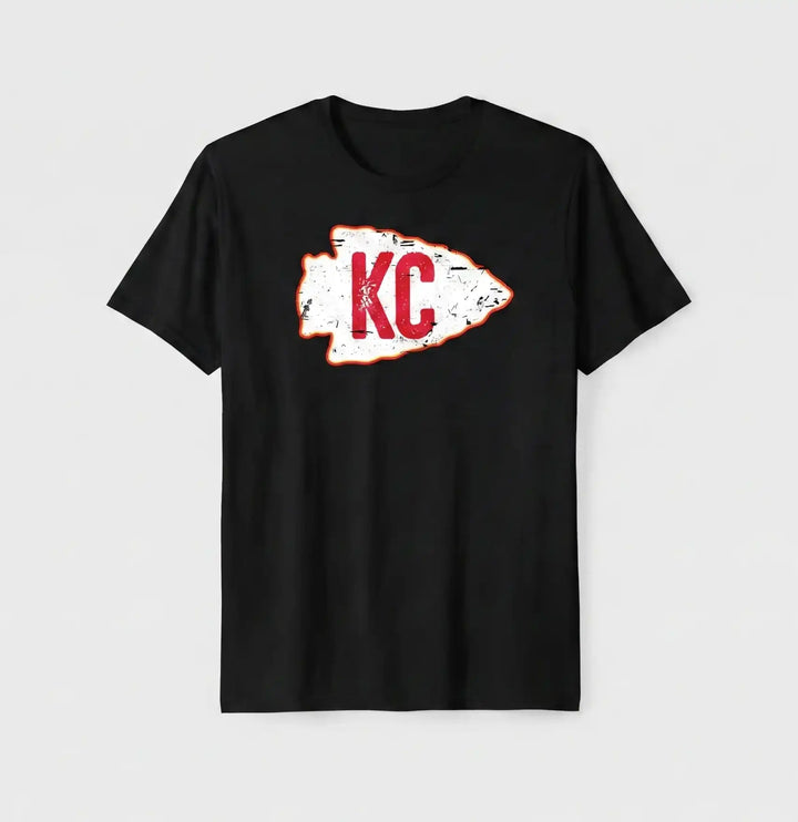 Kansas City Arrowhead Black T-Shirt