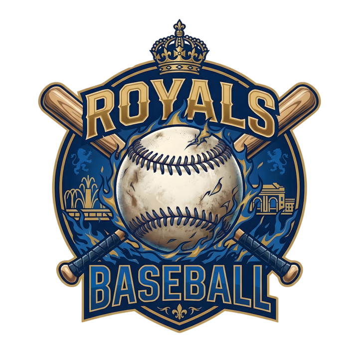 Royals Baseball Crest Die-Cut Sticker – KC Royals Premium Vinyl Decal
