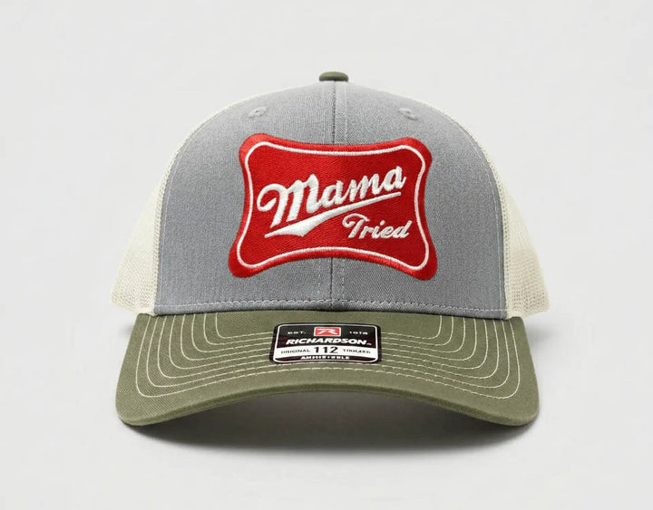 Richardson 112 Mama Tried - Grey/White/Olive