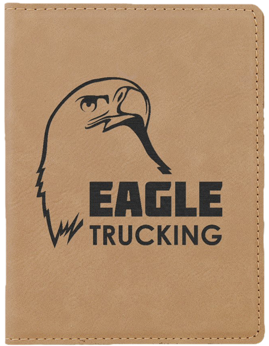 Custom Engraved Leatherette Pass Port Holder