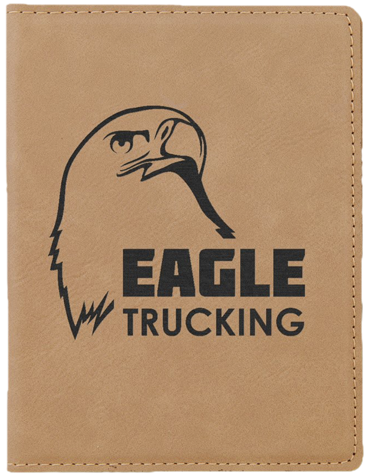 Custom Engraved Leatherette Pass Port Holder