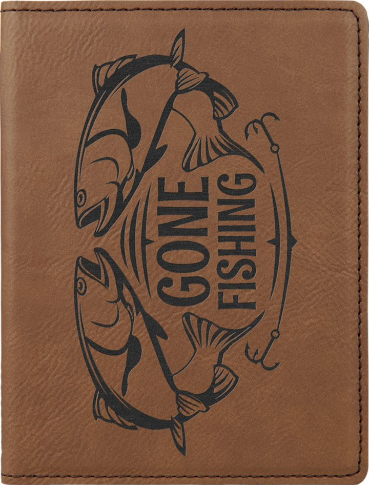 Custom Engraved Leatherette Pass Port Holder