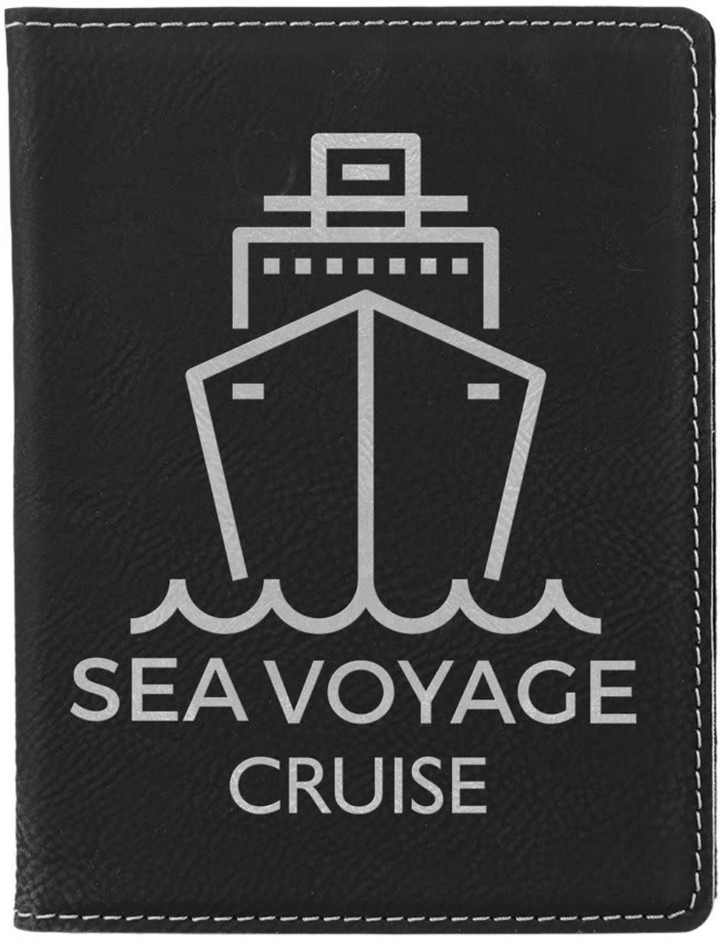 Custom Engraved Leatherette Pass Port Holder
