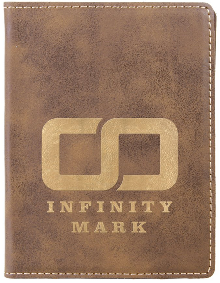 Custom Engraved Leatherette Pass Port Holder