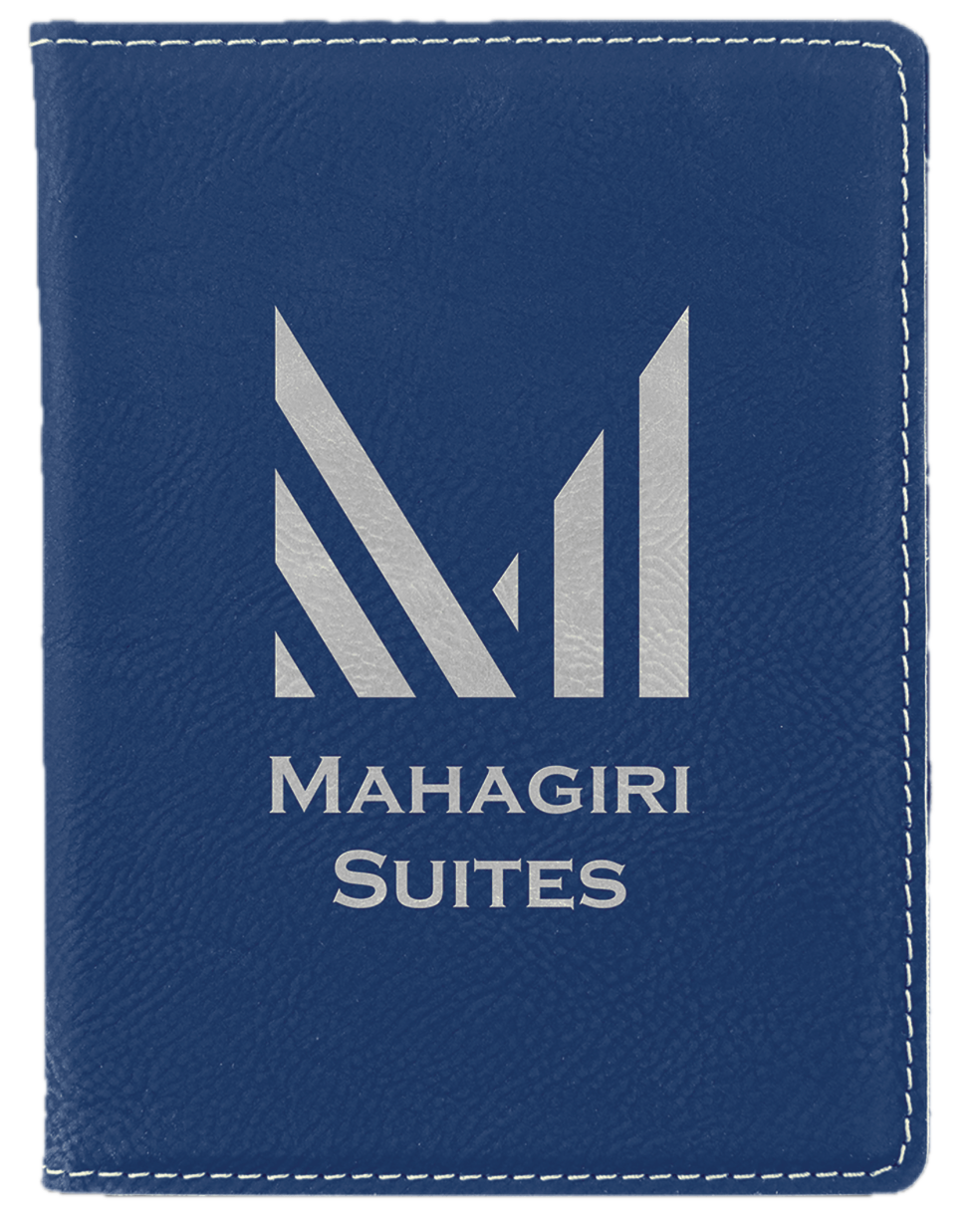 Custom Engraved Leatherette Pass Port Holder