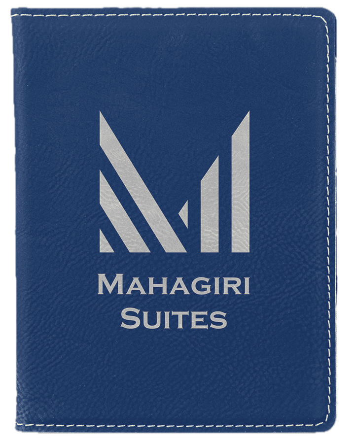 Custom Engraved Leatherette Pass Port Holder