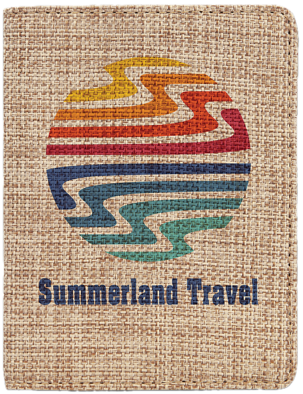 Custom Engraved Leatherette Pass Port Holder