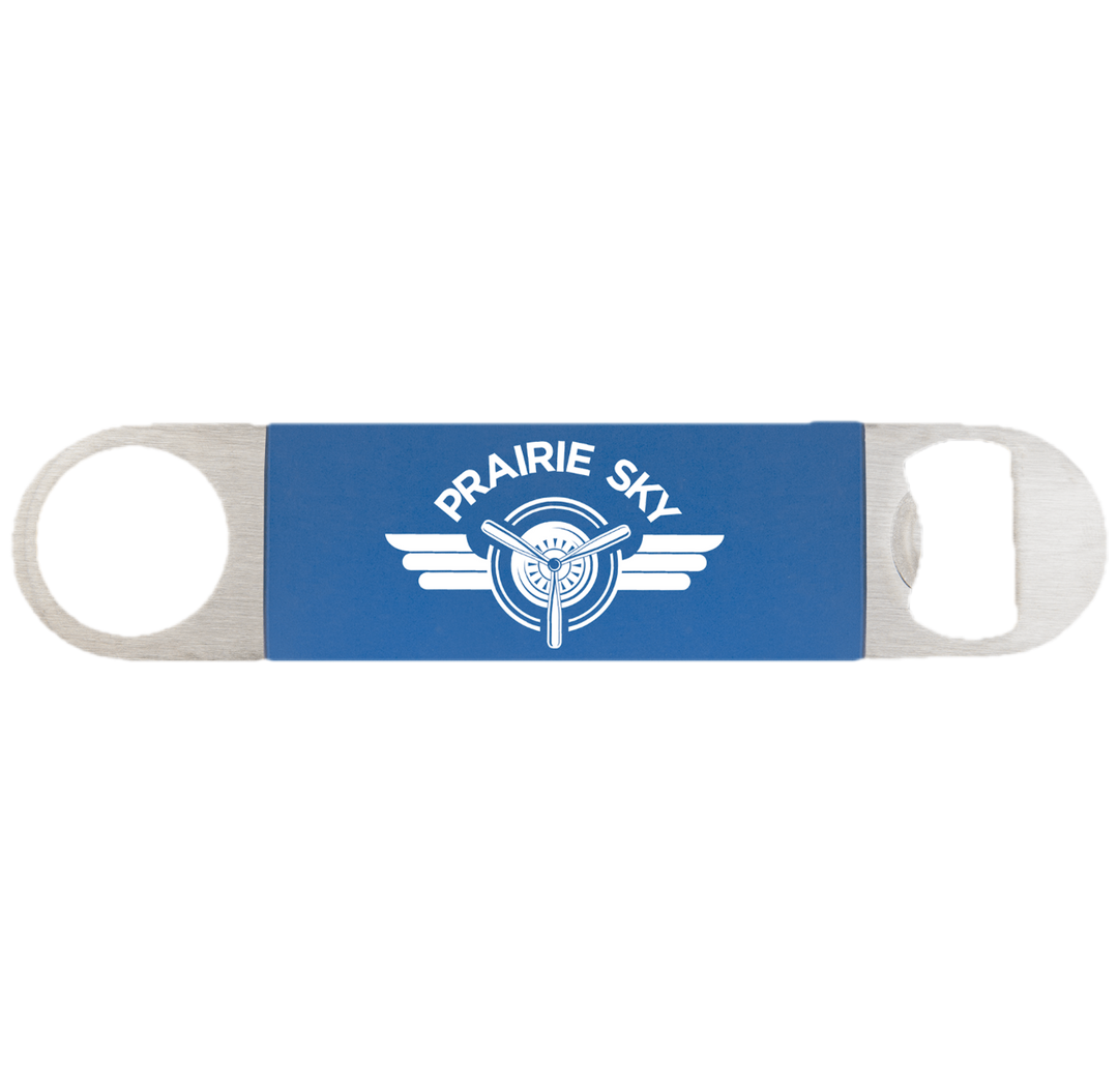 1 1/2" x 7" Bottle Opener with Silicone Grip