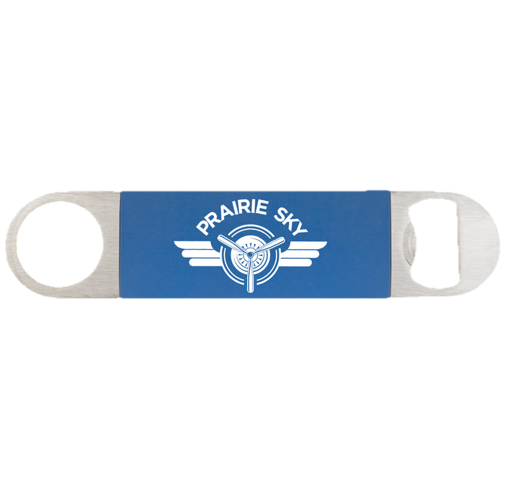 1 1/2" x 7" Bottle Opener with Silicone Grip