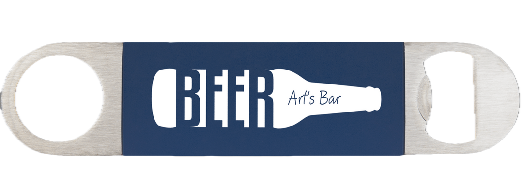 1 1/2" x 7" Bottle Opener with Silicone Grip