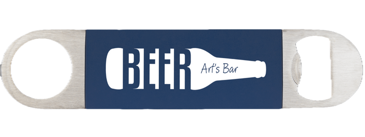 1 1/2" x 7" Bottle Opener with Silicone Grip