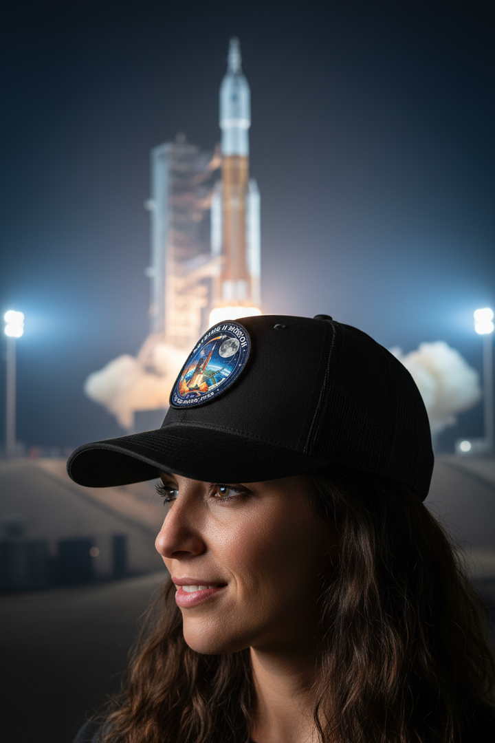 Artemis II Hat - Launch Pad Night