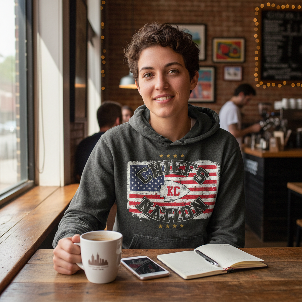 Casual KC coffee shop scene