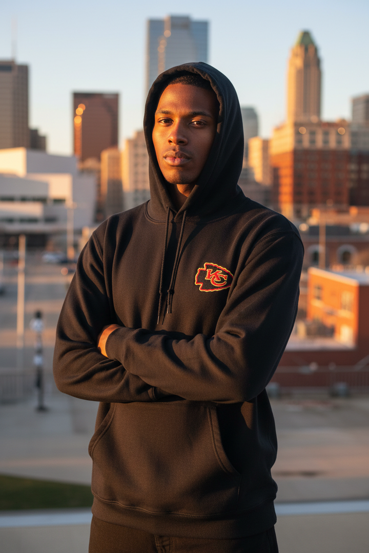 Chiefs Champions hoodie front hero