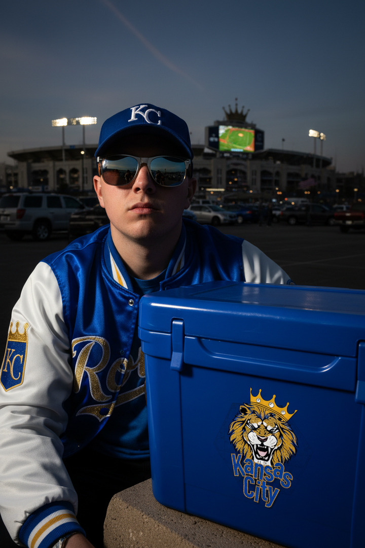 Confident Royals Fan Portrait