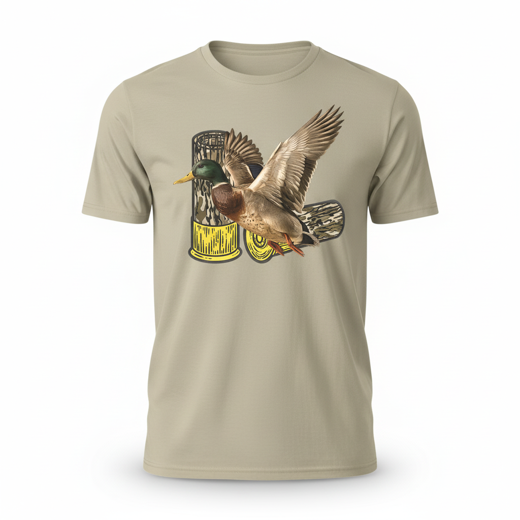 Duck Hunter Tee - Ghost Mannequin Mockup