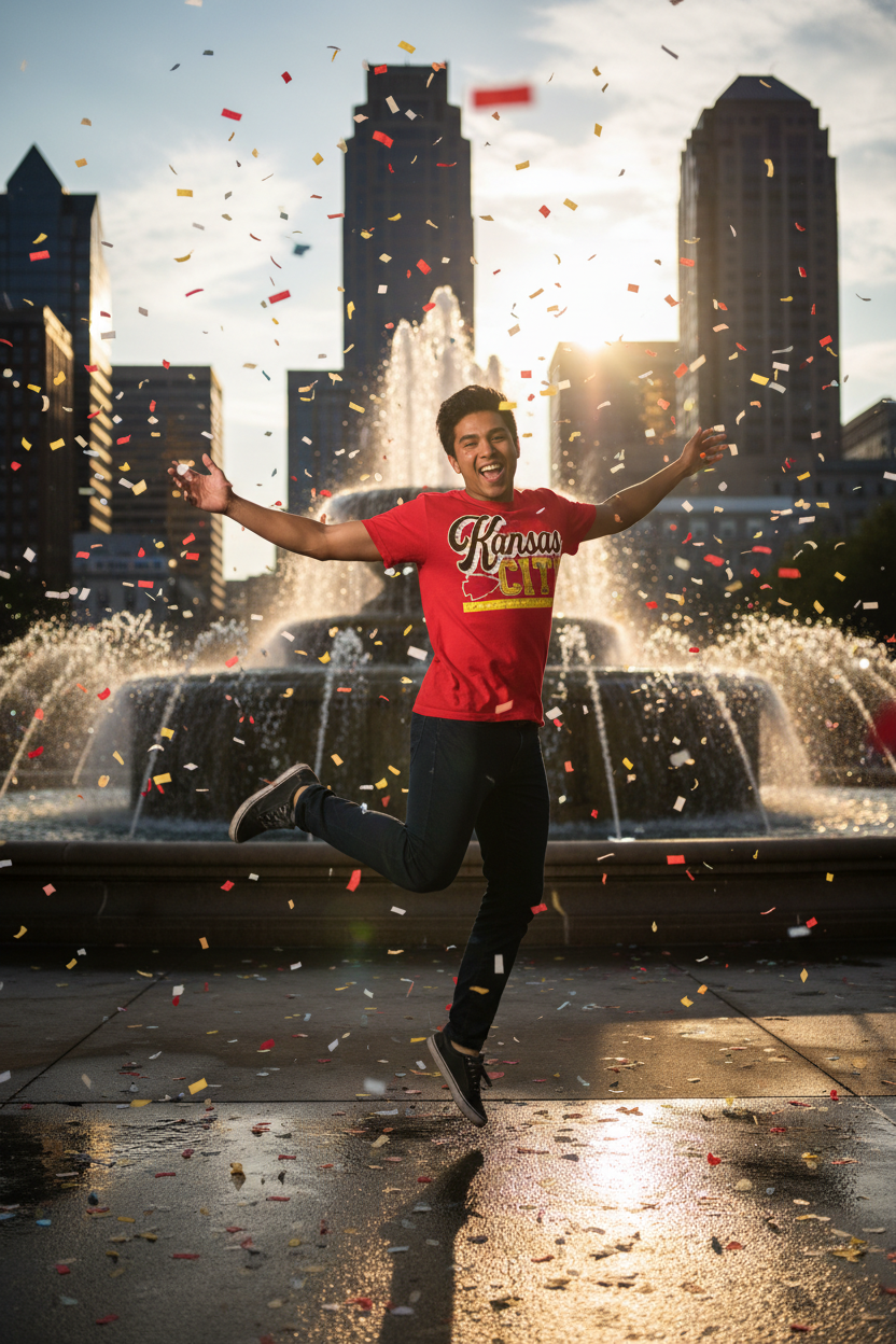 Dynamic KC landmark shot in red