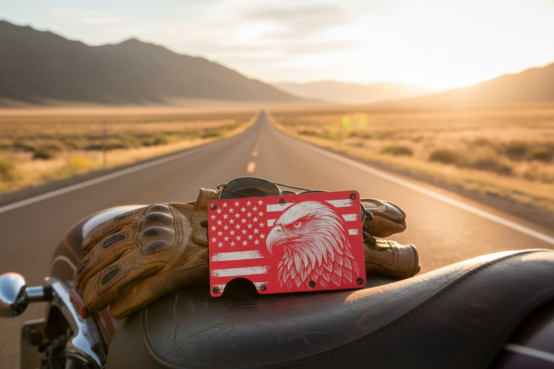 Eagle RFID wallet - adventure lifestyle open road
