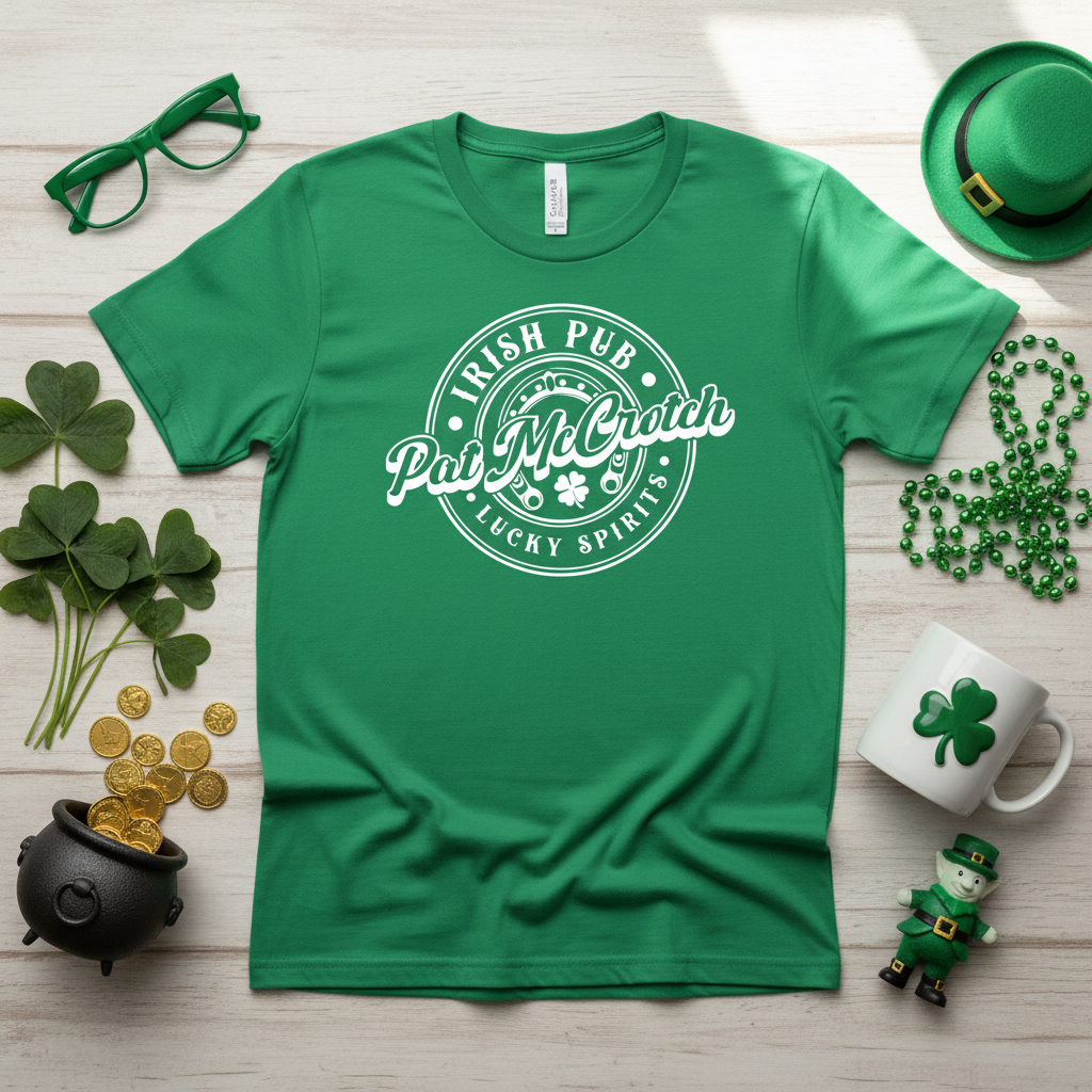 Flat lay kelly green with accessories