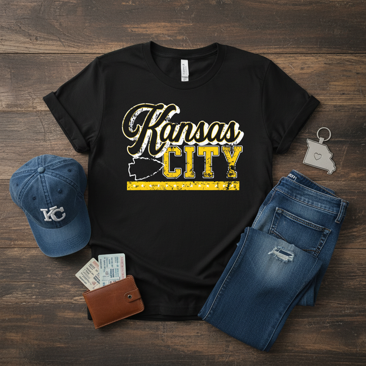 Flat lay with KC accessories