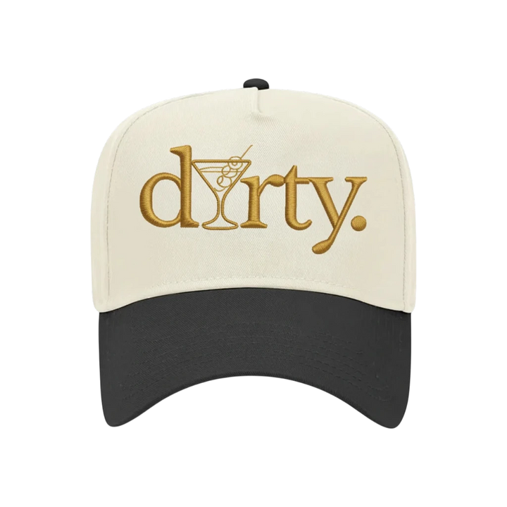 Dirty Martini OTTO 5-Panel Snapback Hat | 3D Puff Embroidered Martini Cap