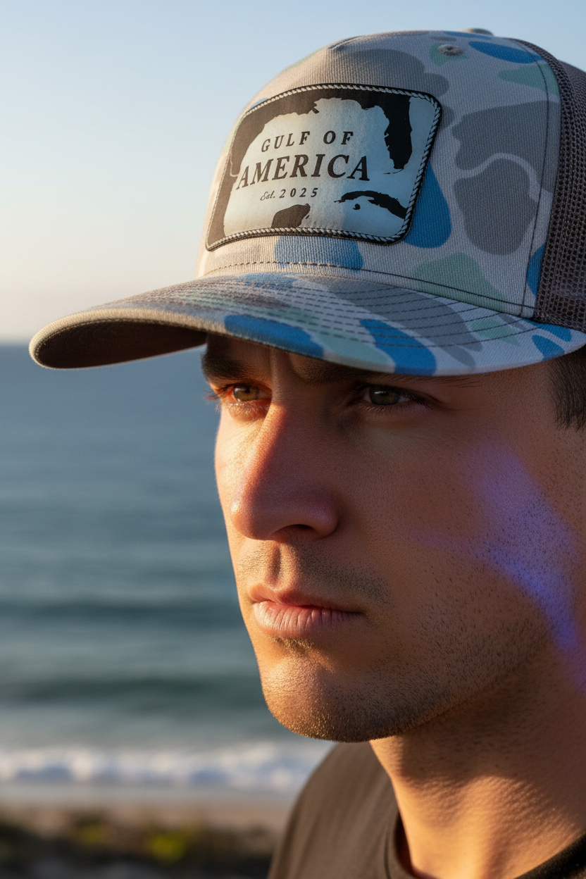 Gulf of America Portrait Close-Up