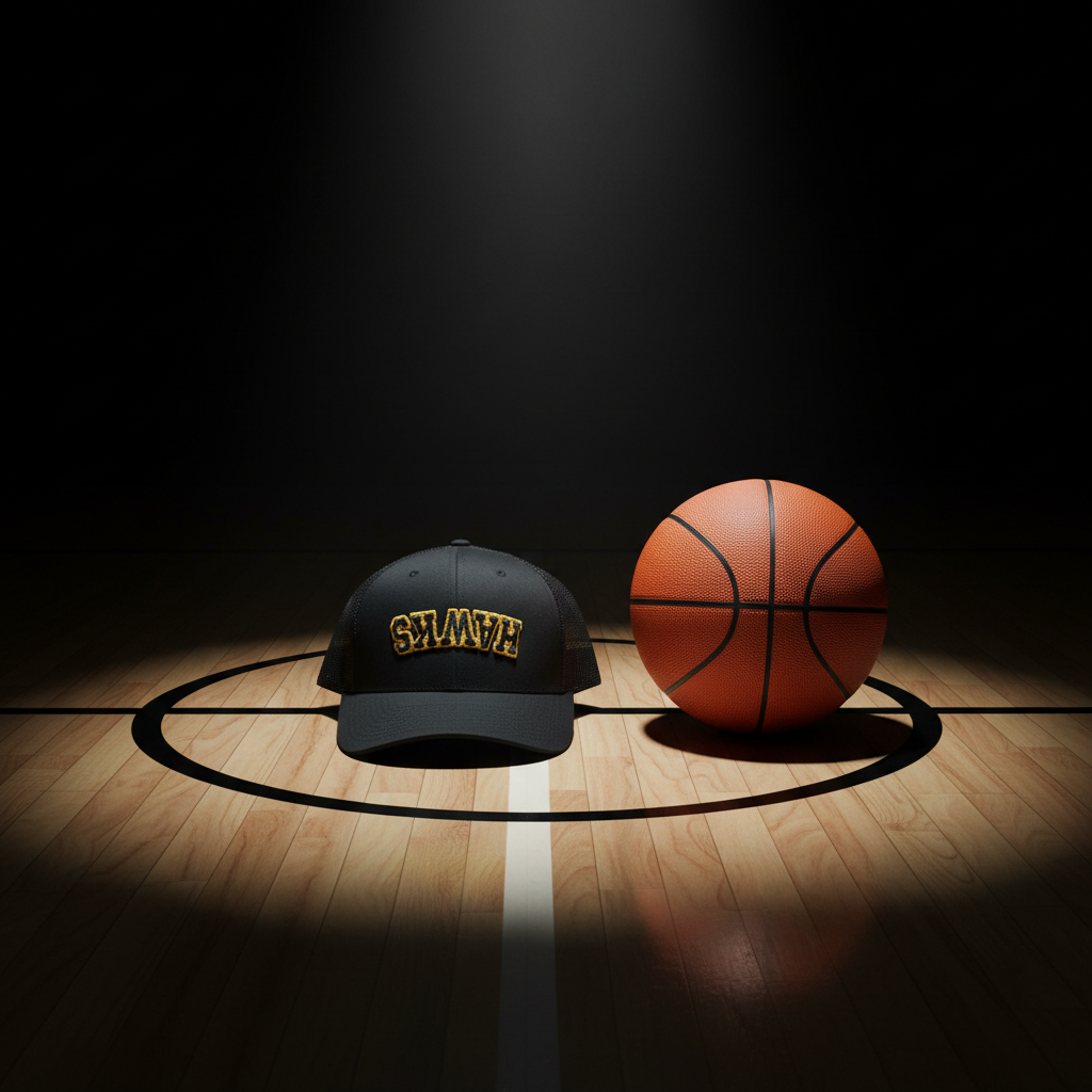 Hawks – Hardwood Flat Lay