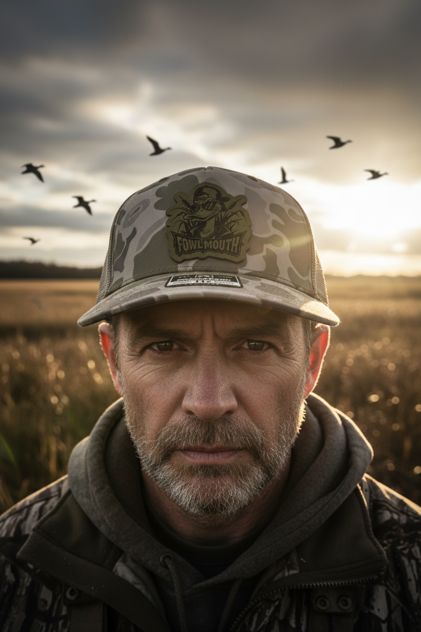 Hunter close-up