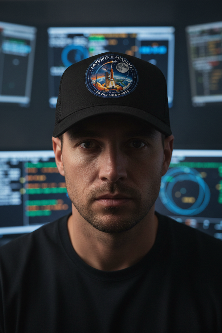 Artemis II Hat - NASA mission control room
