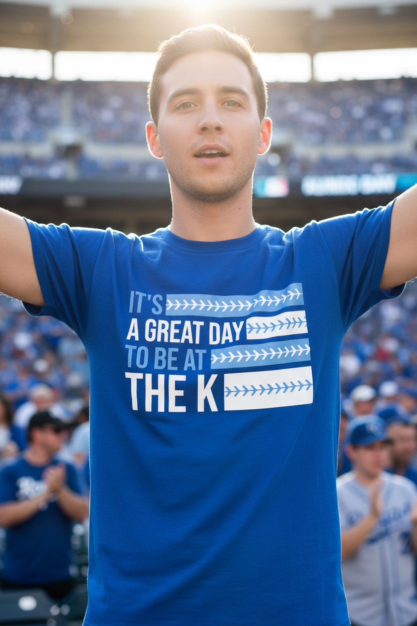 In the stands Royal Blue