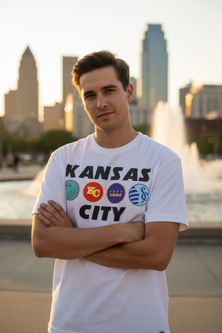 Kansas City hero shot with urban backdrop