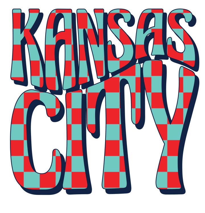 Kansas City Current Checkered Sticker