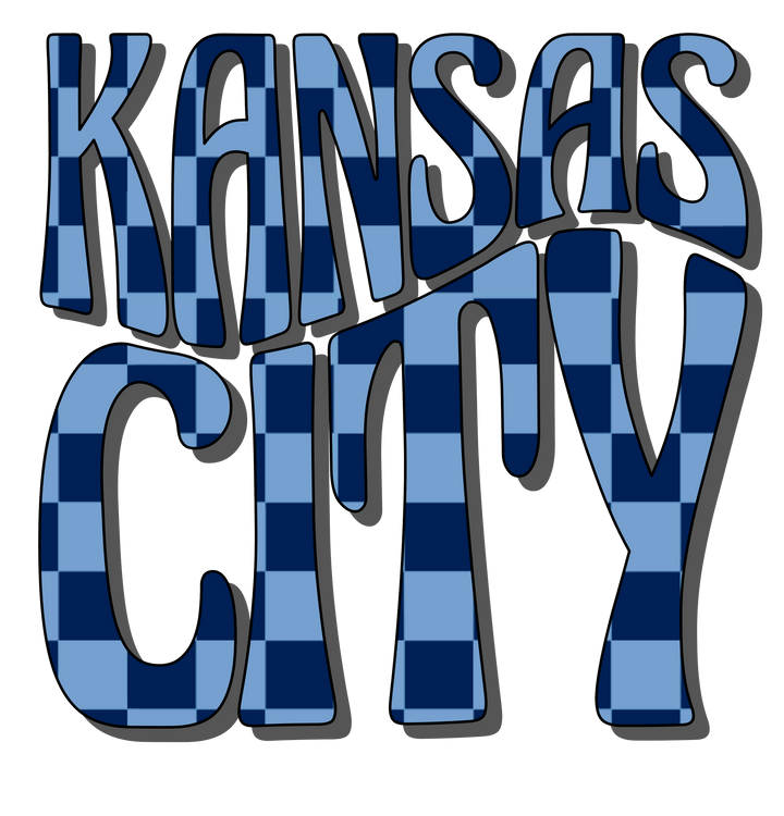 Kansas City Sporting Checkered Soccer Sticker
