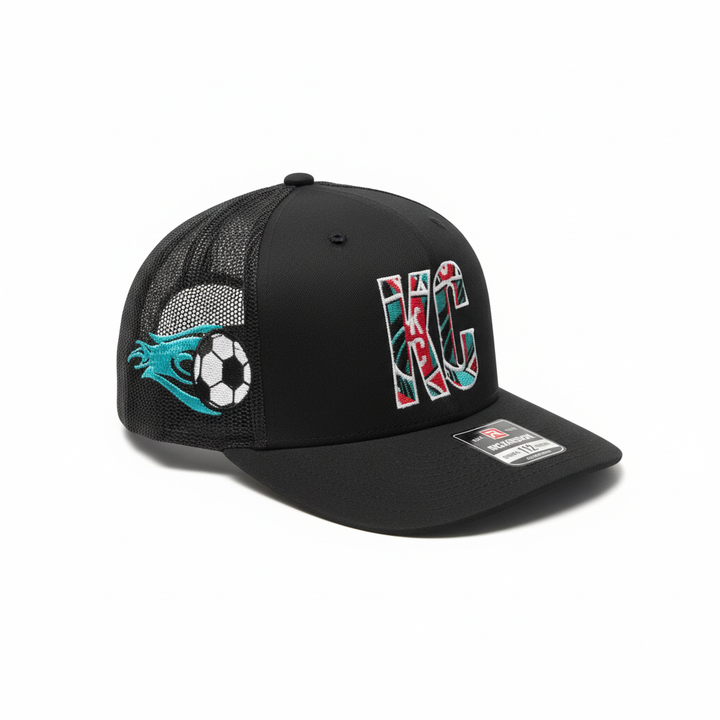 KC Current Cap - Side View White BG