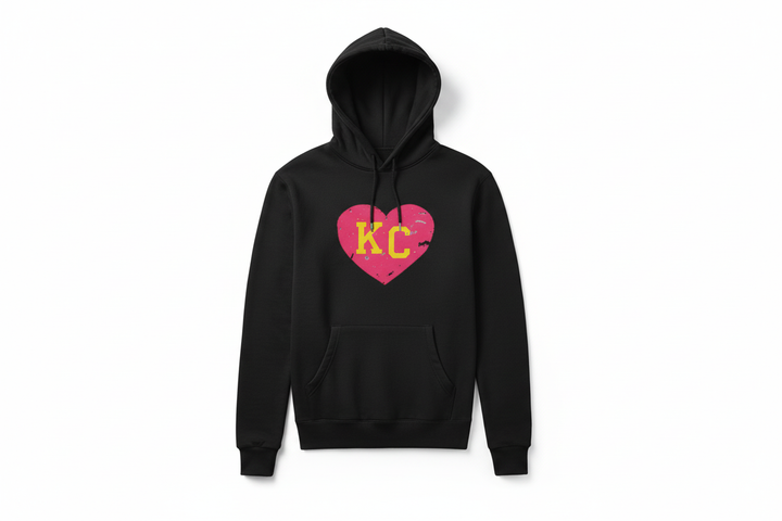 KC Heart Hoodie with proper logo