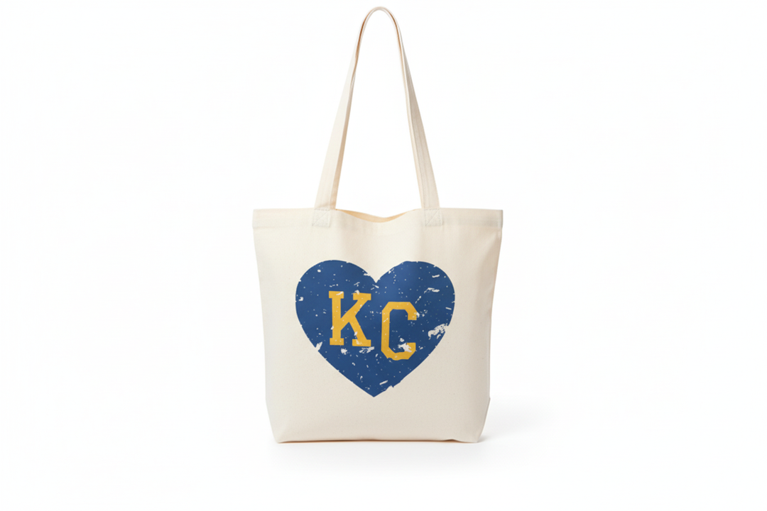 KC Royal Heart Tote studio shot