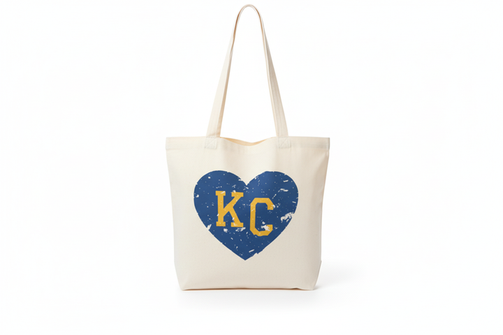 KC Royal Heart Tote studio shot