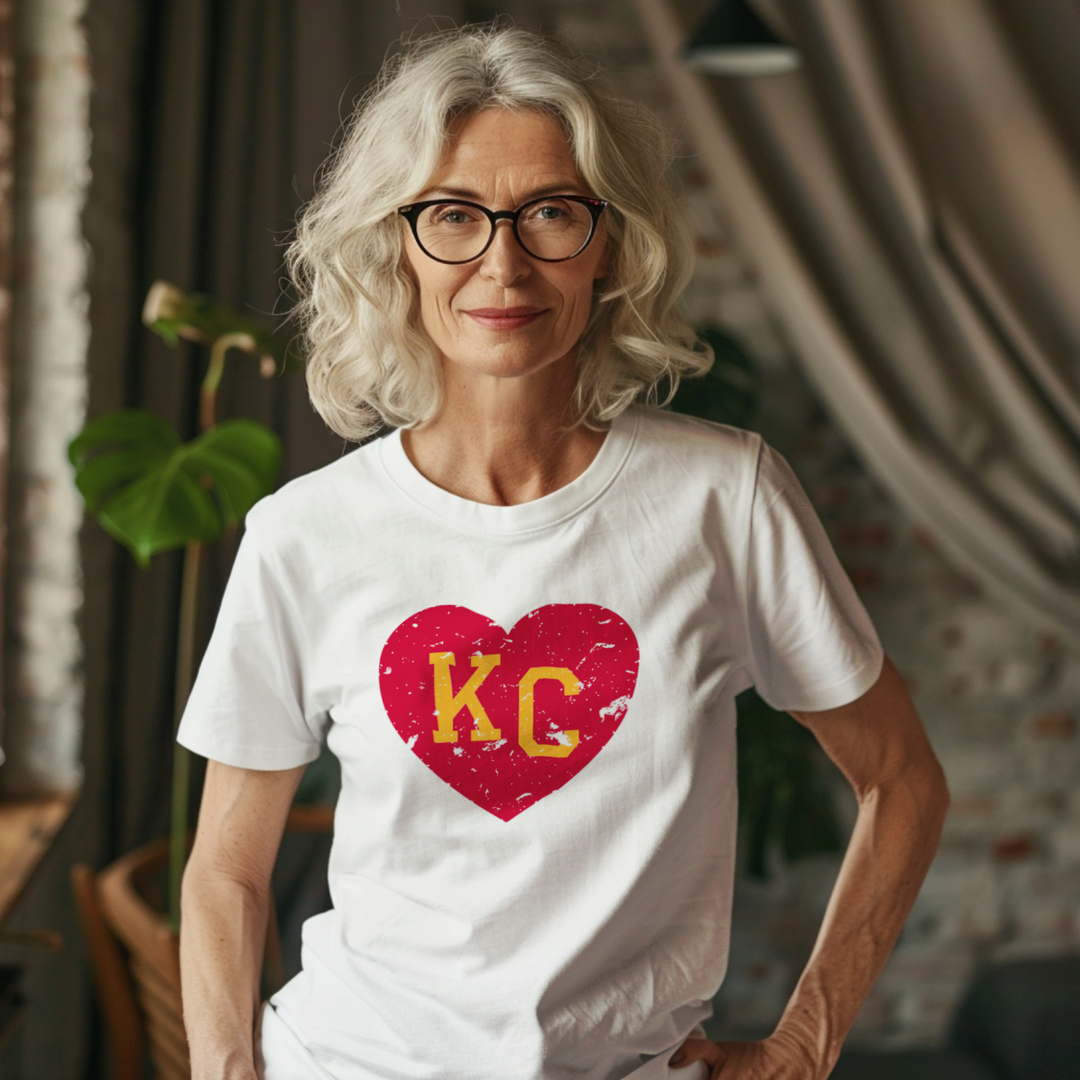 KC Heart T-Shirt | Kansas City Hometown Pride Tee