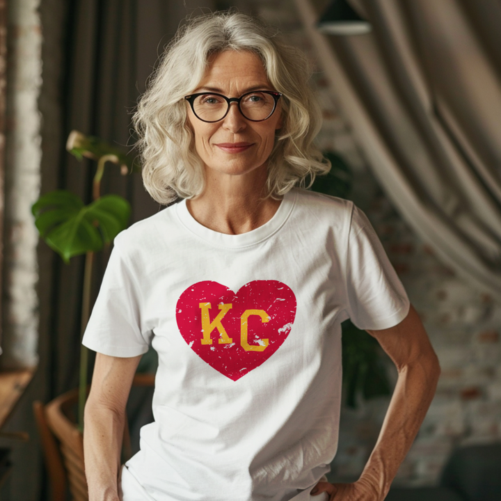 KC Heart T-Shirt | Kansas City Hometown Pride Tee