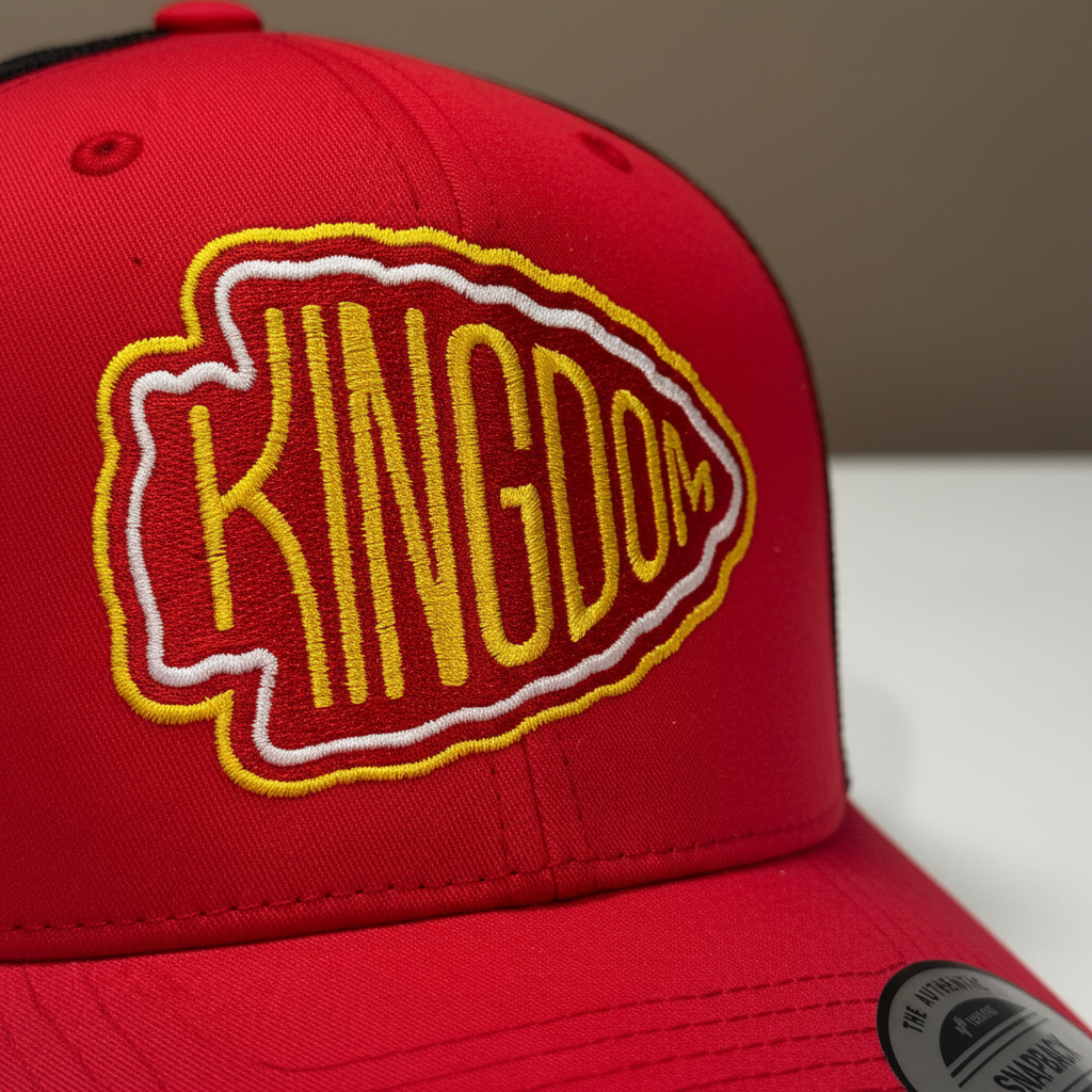 Kingdom Hat Embroidery Detail