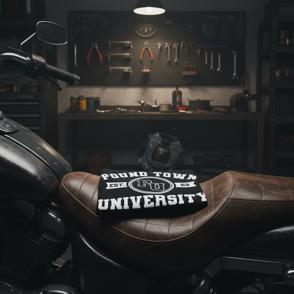 Leather Motorcycle Seat