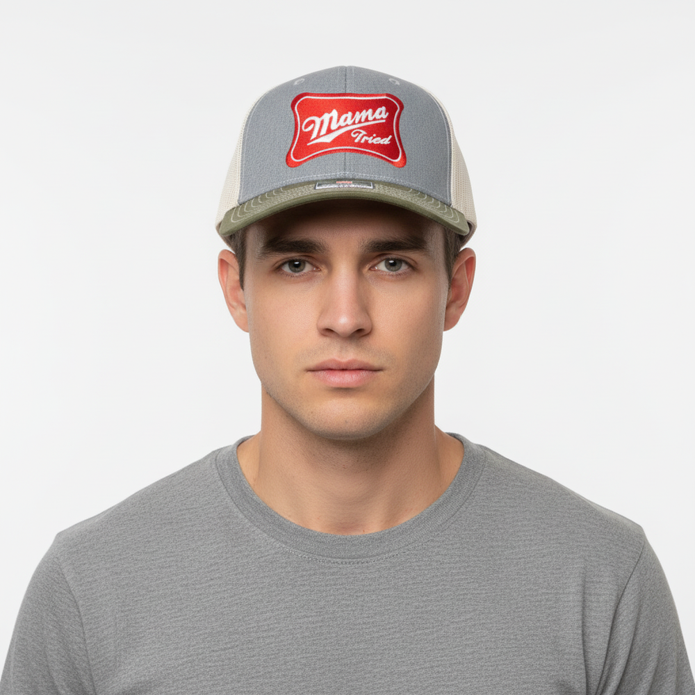 Mama Tried Cap Model Studio White