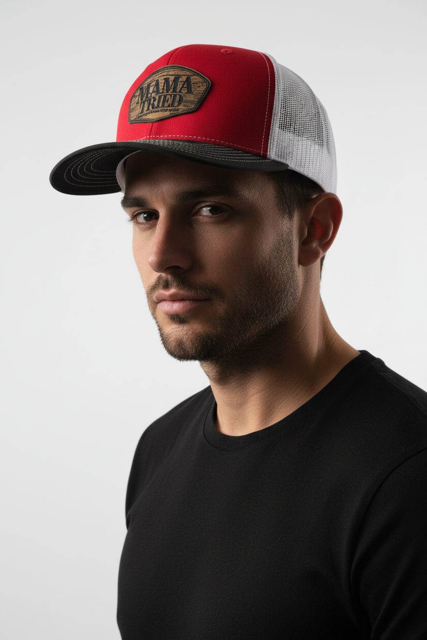 MAMA TRIED Richardson Hat - Angle Shot