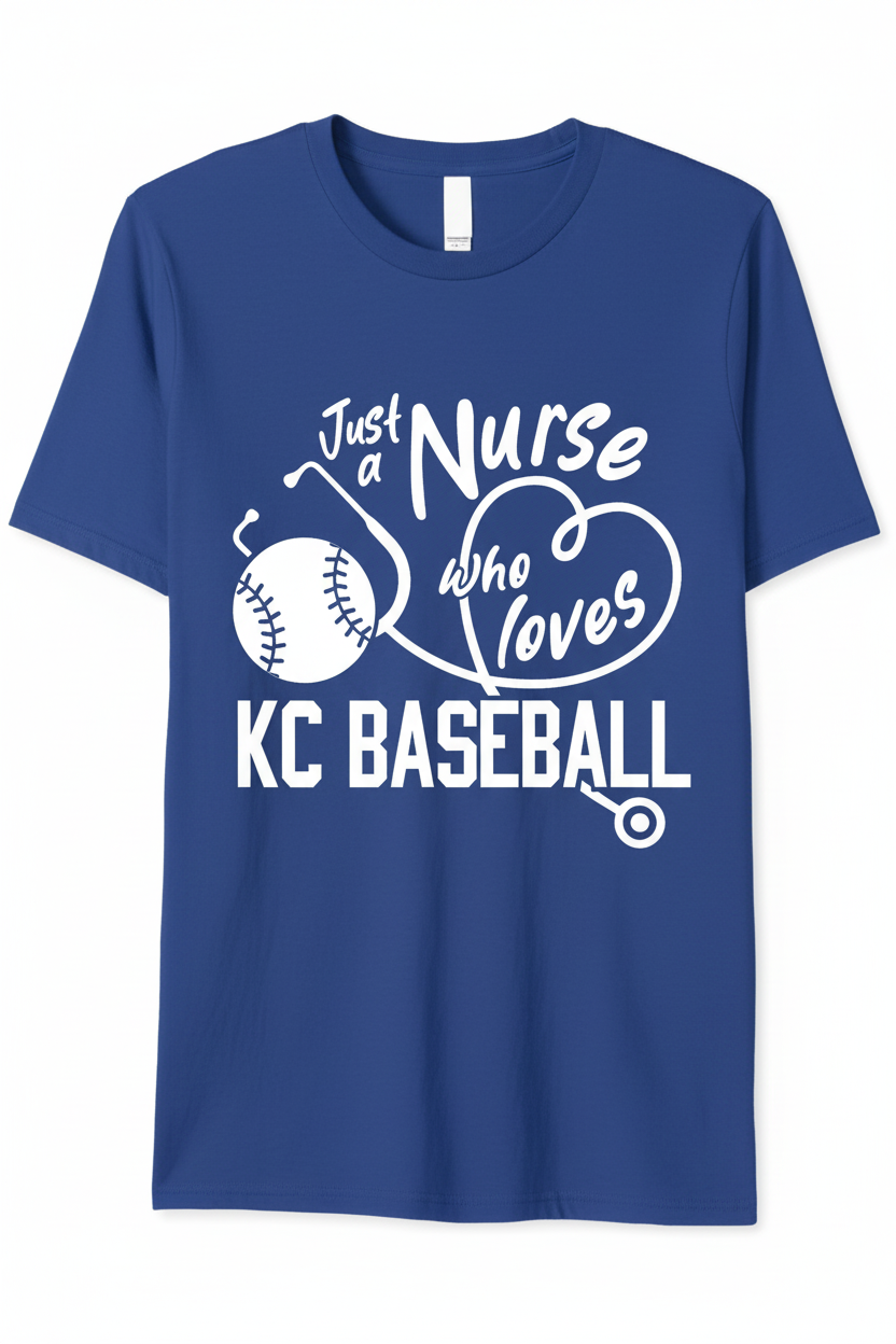 Nurse Loves KC Royal Blue T-Shirt