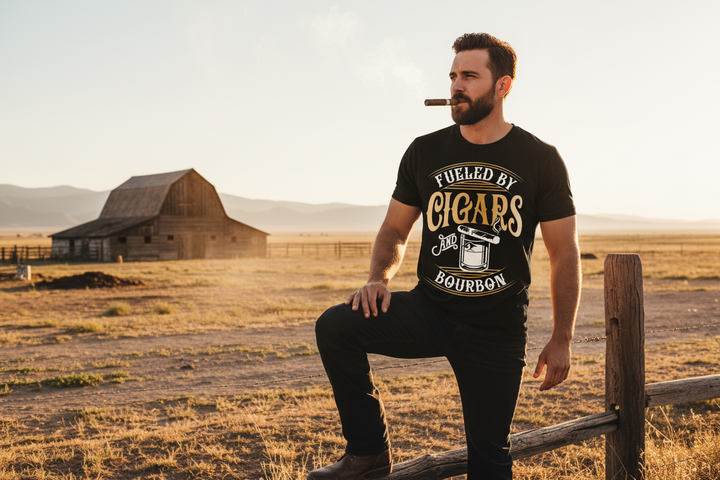 Outdoor cigar lifestyle shot